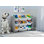 Organisateur de jouets en plastique Delta Kids 9 bacs, gris / blanc