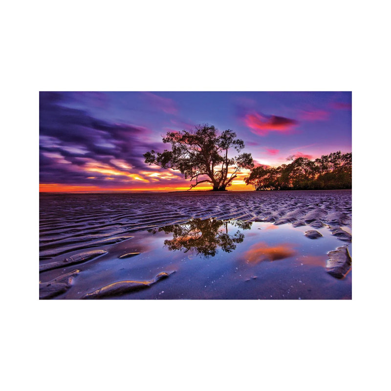 Sand Ripples 1 Piece Wall Art on Canvas, 66.04 cm H x 45.72 cm W, Wrapped Canvas