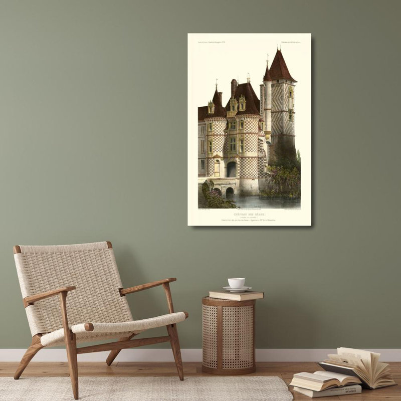 Art sur toile tendue avec galerie Red Barrel Studio® Petit, Victor, French Chateaux in Brick II