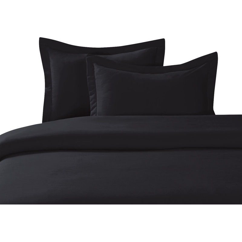 Ensemble de housse pour couette, Noir, Double / Grand