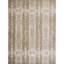 Hand Knotted Wool Striped Area Rug in Beige/Brown-810678572
