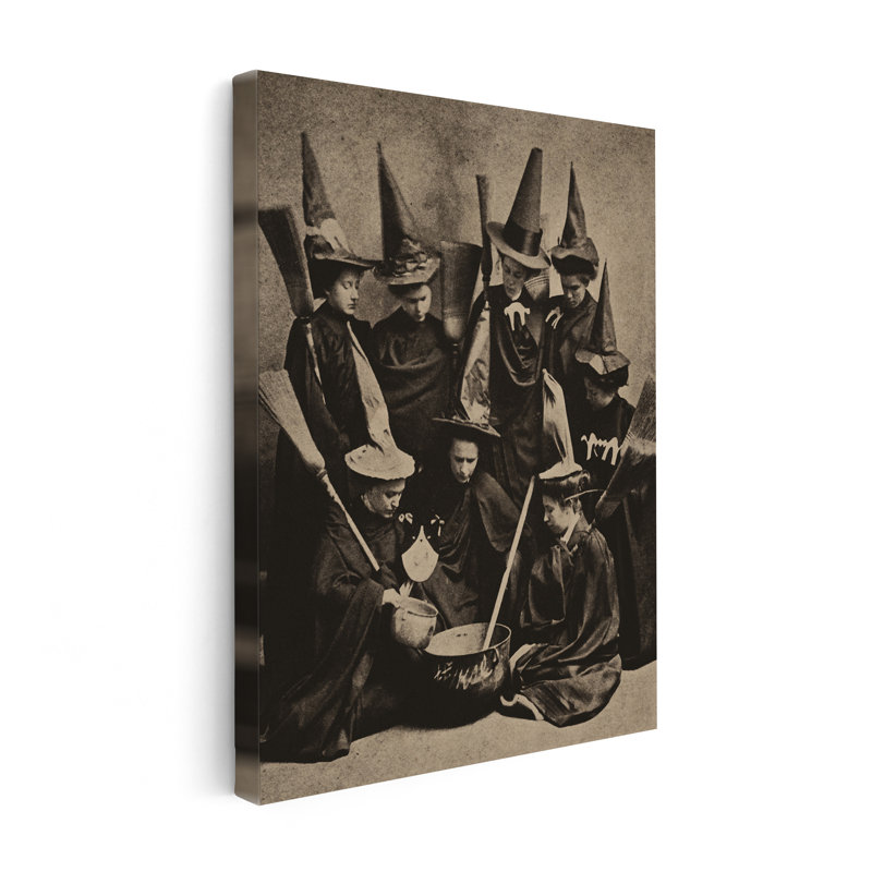 Sorcières en cuisine, 24"H x 32"W, Canvas, Unframed