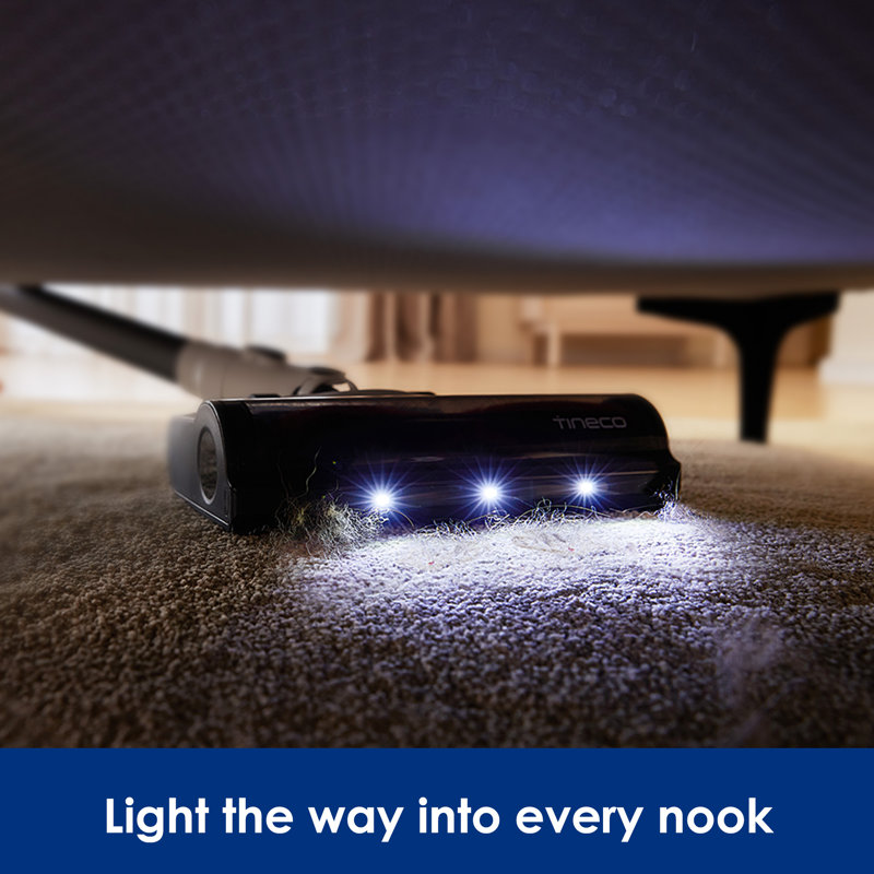 Tineco A20 Multi-Surface Cordless Stick Vacuum, Powerful Suction with LED Headlight, 1L Dustbin with Wall-Mount Dock