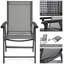 Chaise de jardin pliante en acier