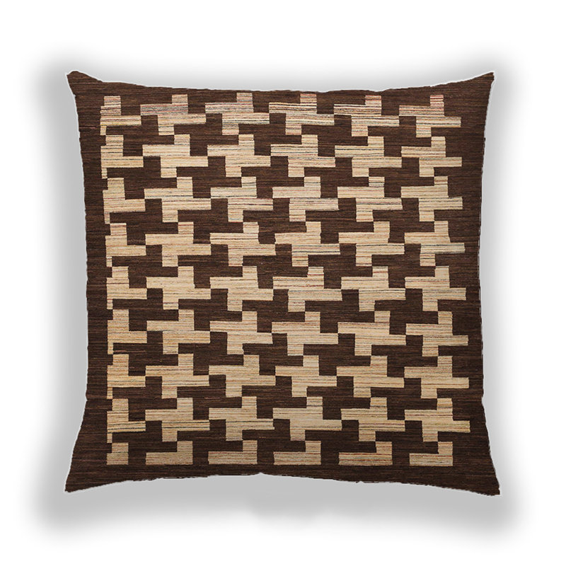 Coussin Abstract 1624, Microsuède