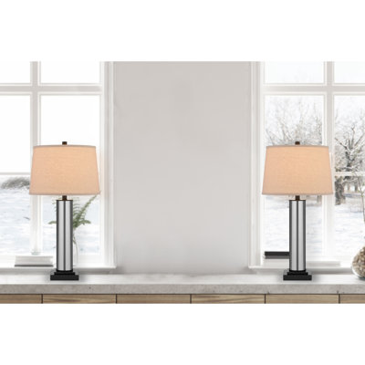 Lampe de table en verre Dzeneta