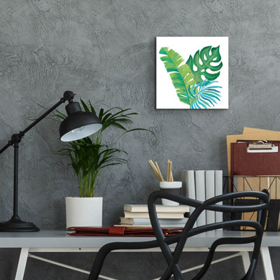 «Coconut Palm V2» par Mary Urban, art mural en verre acrylique