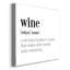 "Wine", art textuel sur toile tendue-1031161781