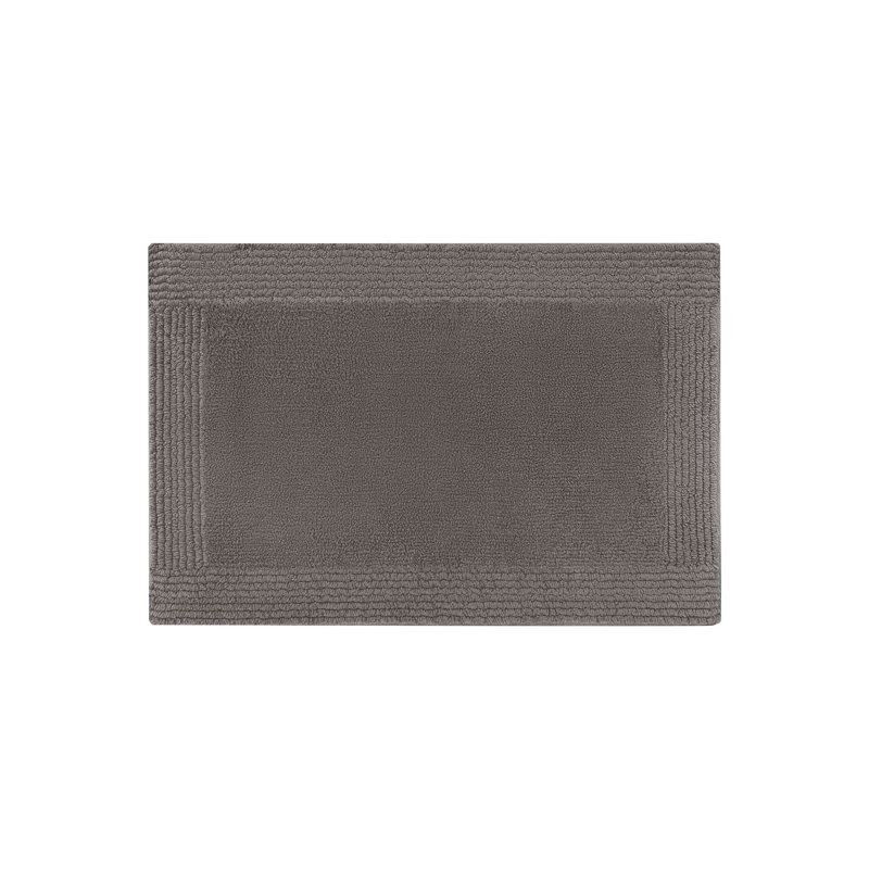 Tapis de bain de luxe réversible 100% coton touffeté 3000 g / m², texture moelleuse semblable au nuage, lavable à la machine, certifié Oeko-Tex