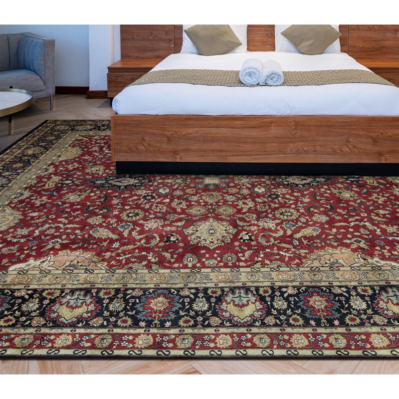 One-of-a-Kind Rectangle 12'2" X 15'4" Hand Knotted Area Rug