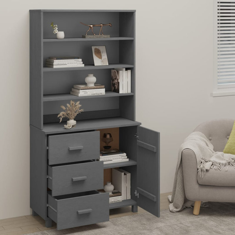 Qualin 180cm H x 90cm W Bookcase