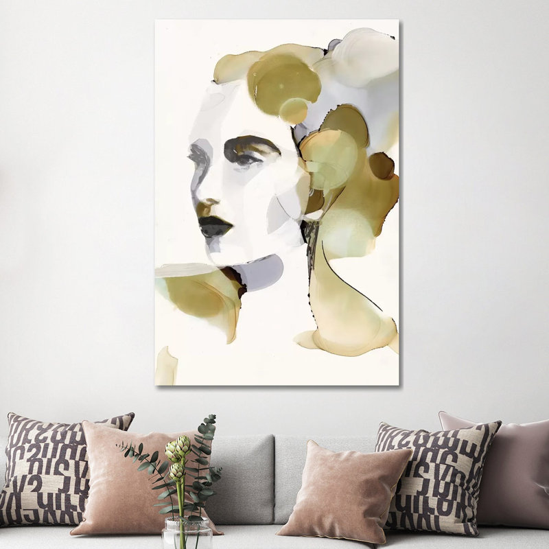 Organic Portrait I by Victoria Borges - Wrapped Canvas Painting, 152.5 cm H x 101.5 cm W