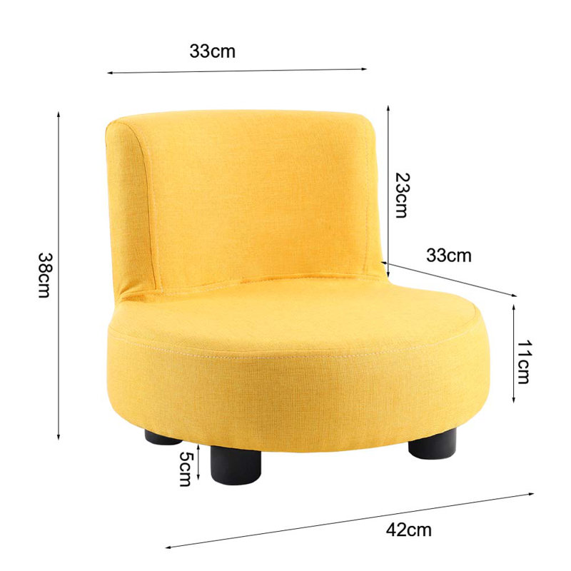 Dahlberg Children's Foam Chair, Yellow