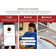 BLACK+DECKER Professional PUSH WIRE Matter Certified Smart Under Cabinet Lighting Kit, Adjustable White and RGB LEDs, Works with Alexa, Apple Home, Google Home, Six 12" Bars, 2-in-1 Power, Plug-in and Direct Wire Power Solution