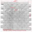 12 in. x 12 in. Honed Marble Tile