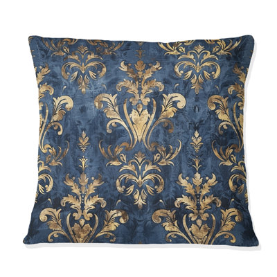 Damask Glamour II - Glam Throw Pillow
