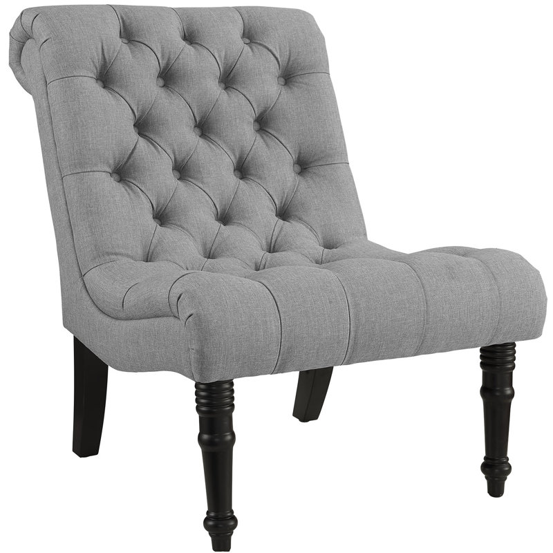 Modway Navigate Fabric Lounge Chair, Light Gray Polyester Blend