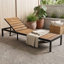 Chaise longue d'extérieur réglable à six positions-600908581