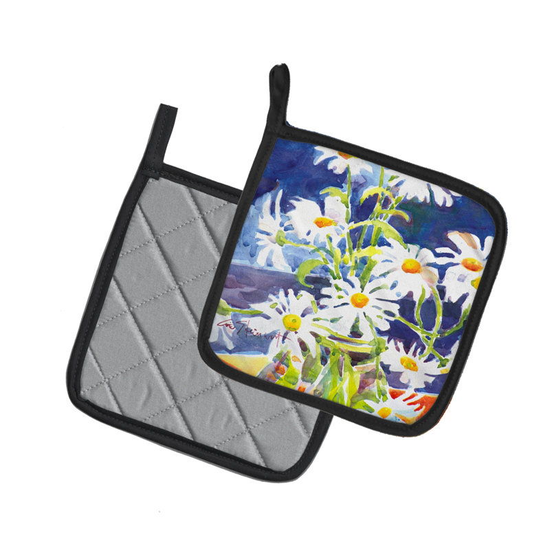 East Urban Home Floral Polyester Potholder