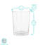 Argon Tableware Water Glasses - Drinking Tumblers - Straight-Sided Everyday Glassware Set-673089543-673089540