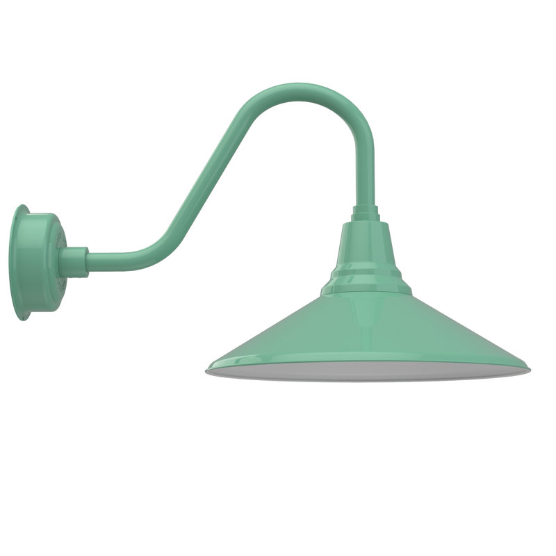 Luminaire de grange d'extérieur Albali, Jade, H 15,72 po x l 18 po x P 28 po