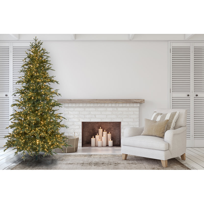 Nordic Fir Artificial Christmas Tree Clear Lights, 7.5'