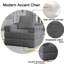 Chaise simple convertible en lit, mousse gris foncé, lit convertible pratique, coussins
