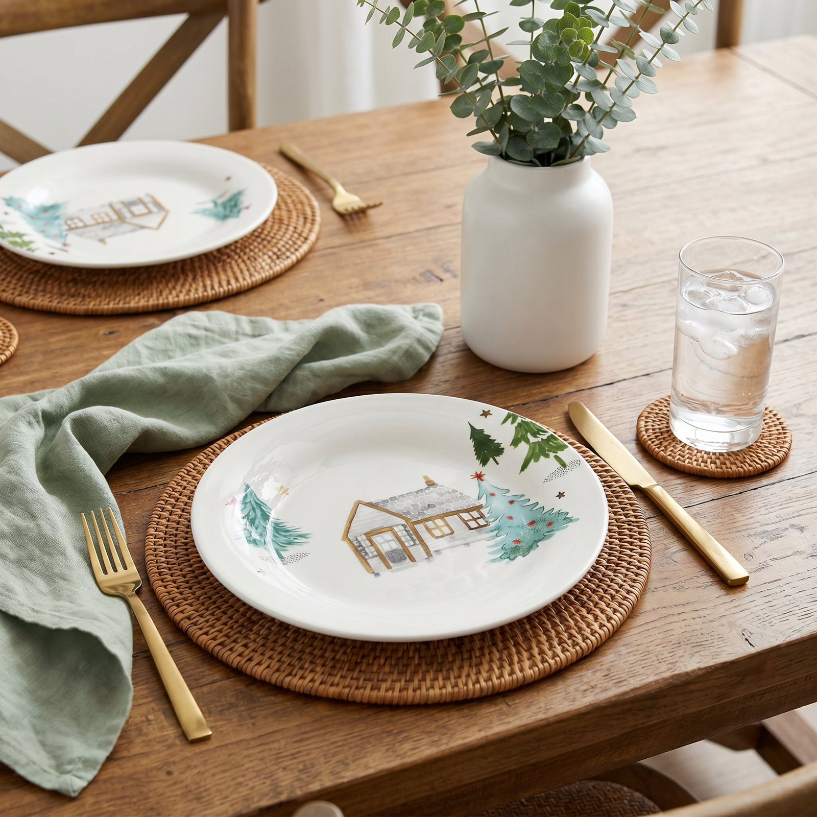 Balsam Lane 6" Porcelain Salad Plate