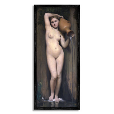 " The Spring Jean Auguste Dominique Ingres Nude Female "
