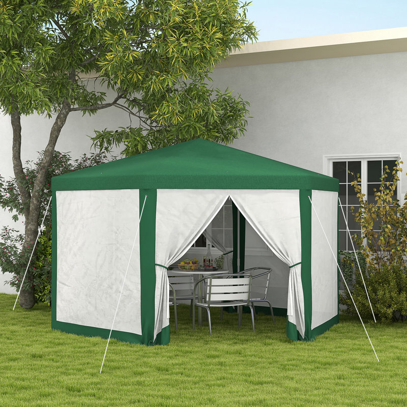 Outsunny 13' X 11' Outdoor Party Tent, Green