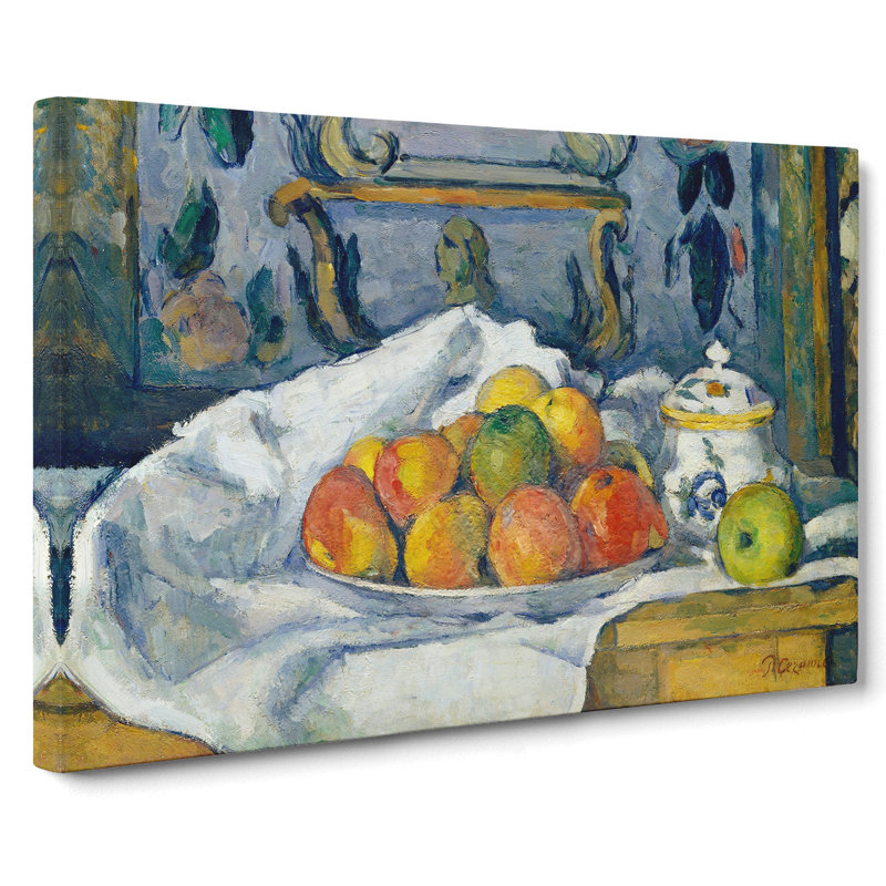 Still Life with Apples Vol.4 by Paul Cezanne - Wrapped Canvas, 35cm H x 50cm W x 3cm D