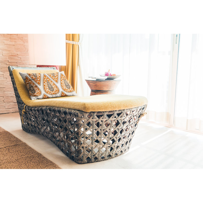 Paisley Outdoor Reversible Throw Pillow, Orange
