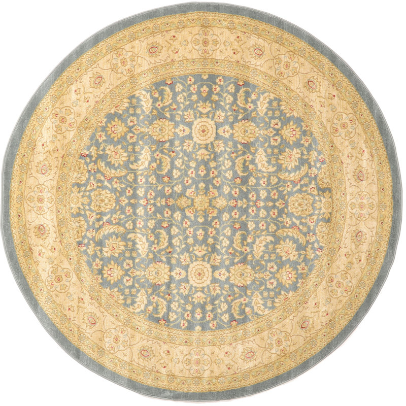 Moore Oriental Indoor Rug, Round 6'1" x 6'1"