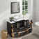 Megara 48'' Single Bathroom Vanity with Engineered Marble Top with Mirror