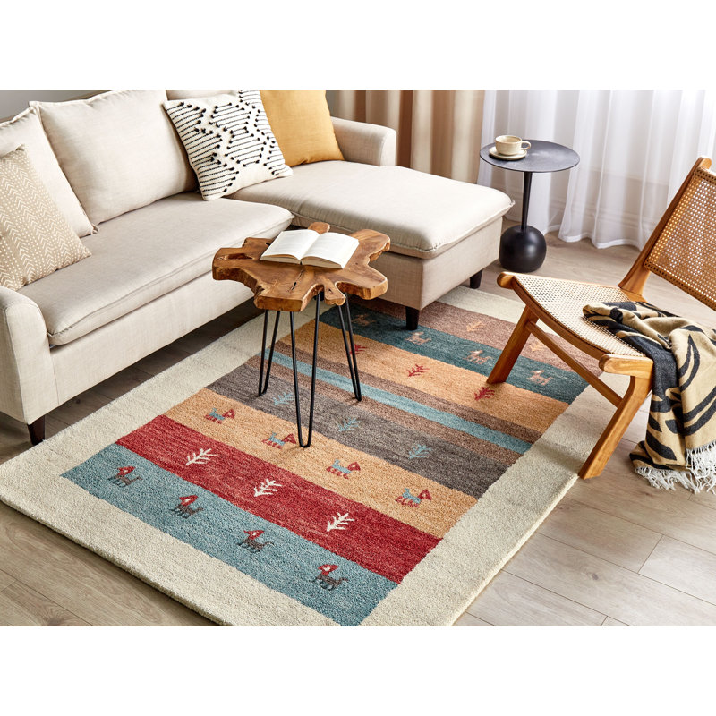 Barwin Geometric Hand Woven Area Rug, Rectangle 140 x 200cm