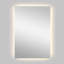 Petit miroir de salle de bain mural rectangulaire rétroéclairé à DEL sans cadre anti-buée l 26 po x H 38 po Nora-2074574470