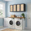 Armoire murale 24 po avec portes en rotin (ensemble de 2)-104338903