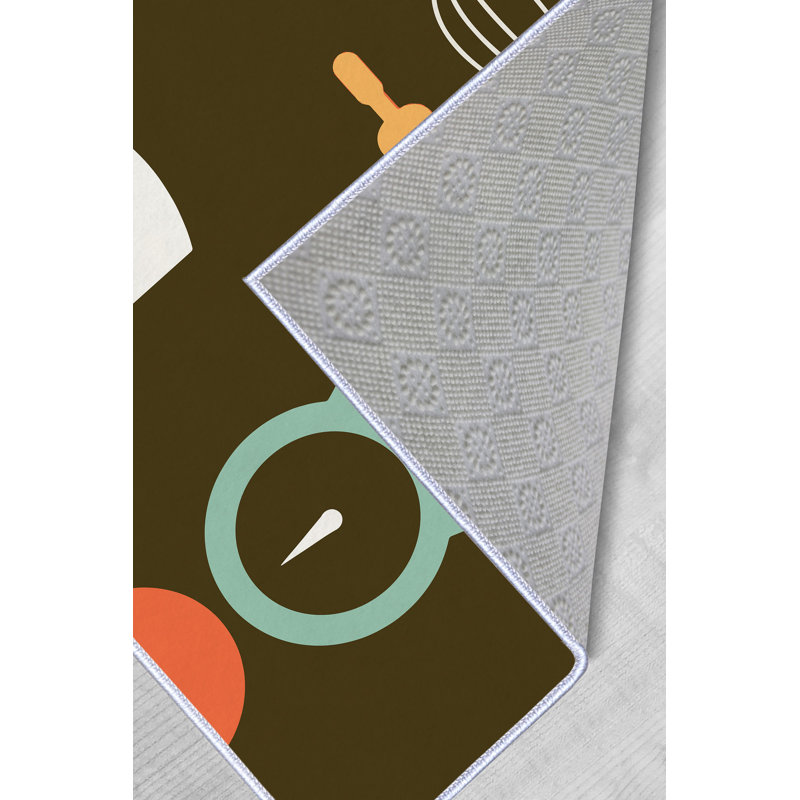 Elegant Machine Washable Area Rug, 100% Polyester, 70.9 x 110.2 inches | Non-Slip PVC Dot Underside, 0.3 in Pile Height | 3D Digital Print Design, Durable & Easy Care for Living Room, Bedroom, & Dining Spaces