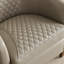 Fauteuil demi-tonneau rembourré en cuir véritable de 29,1 po de largeur-336186956