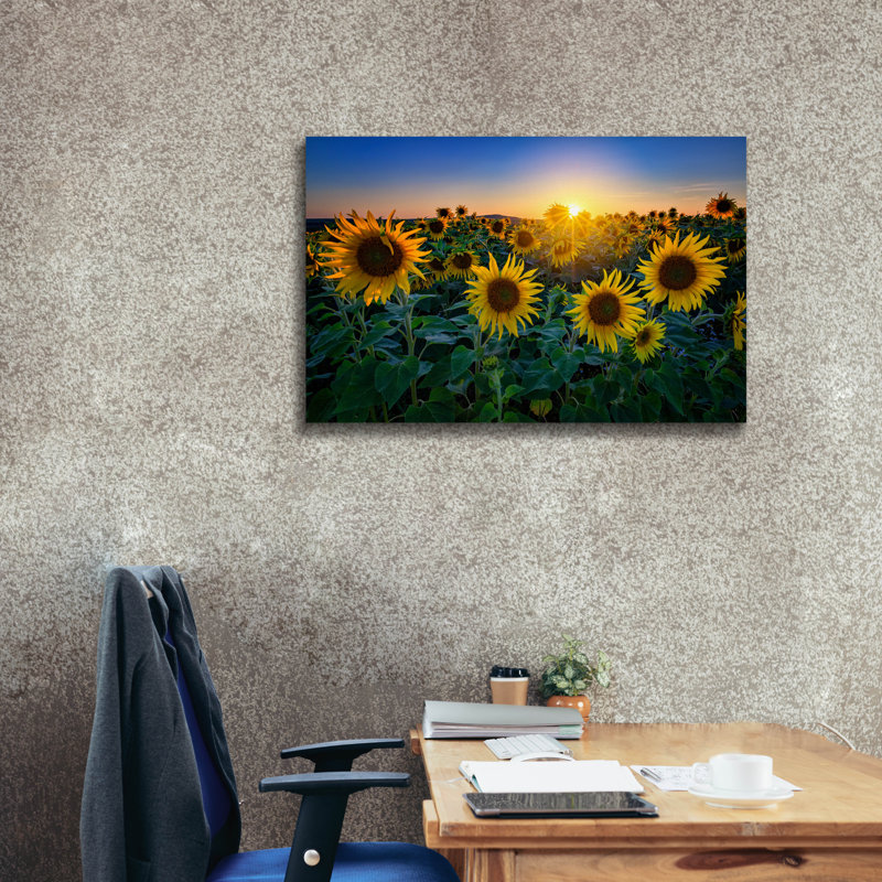 «Aroostook Sunset» par Rick Berk, art mural sur toile, H 26 po x l 40 po x P 1,5 po
