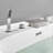 Deck Mount Roman Tub Faucet Set Waterfall High Flow Bathtub Faucets-109575906