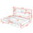 Leaty Wood Platform Bed with 3 Drawers-234760507-234760509