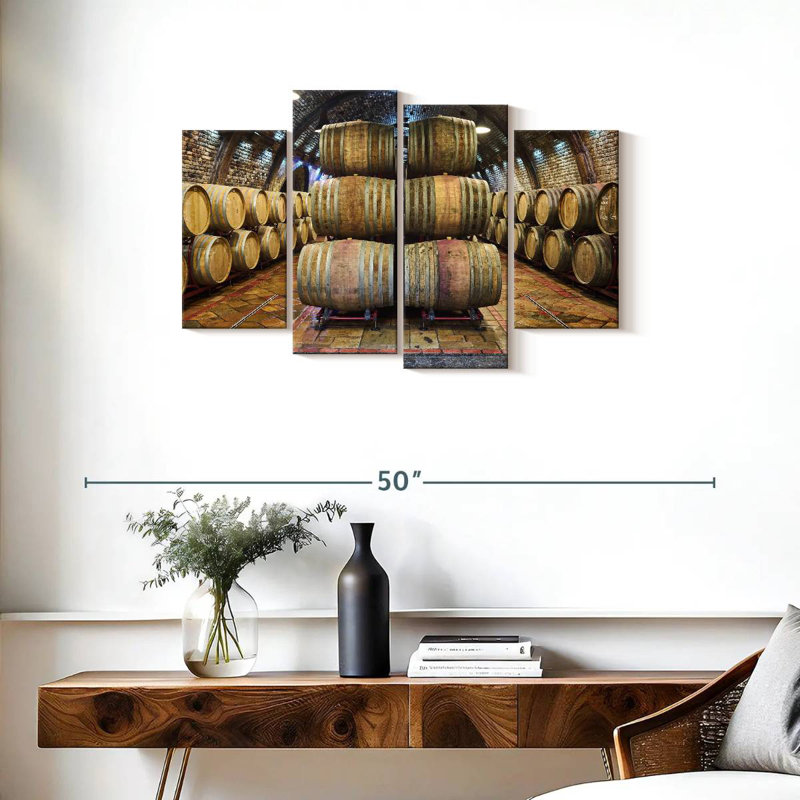 Barils à vin, H 22 po x l 36 po