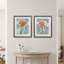 « Poppy spray I », ensemble de 2 reproductions d’art encadrées sur papier