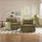 360°Chenille Upholstered Single Swivel Chair-114237959