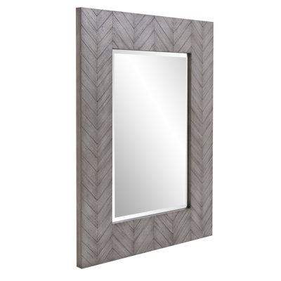 Solid Wood Frame Rectangle Wall Mirror