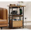 Manufactured Wood,Metal 77.5cm H Media Shelves