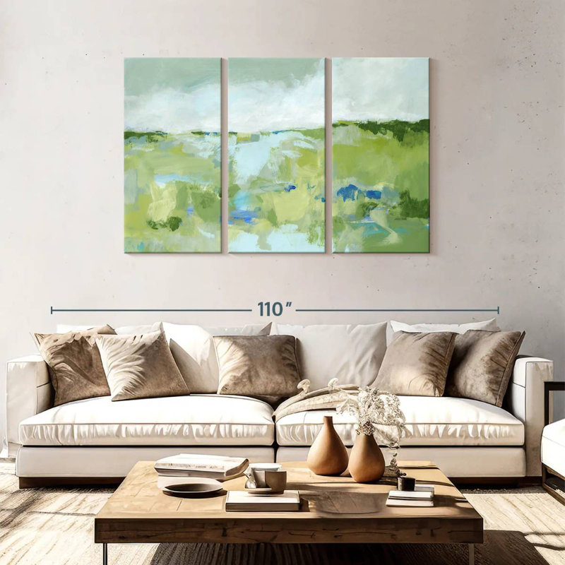 Avery Spring Green I, 48" H x 74" W
