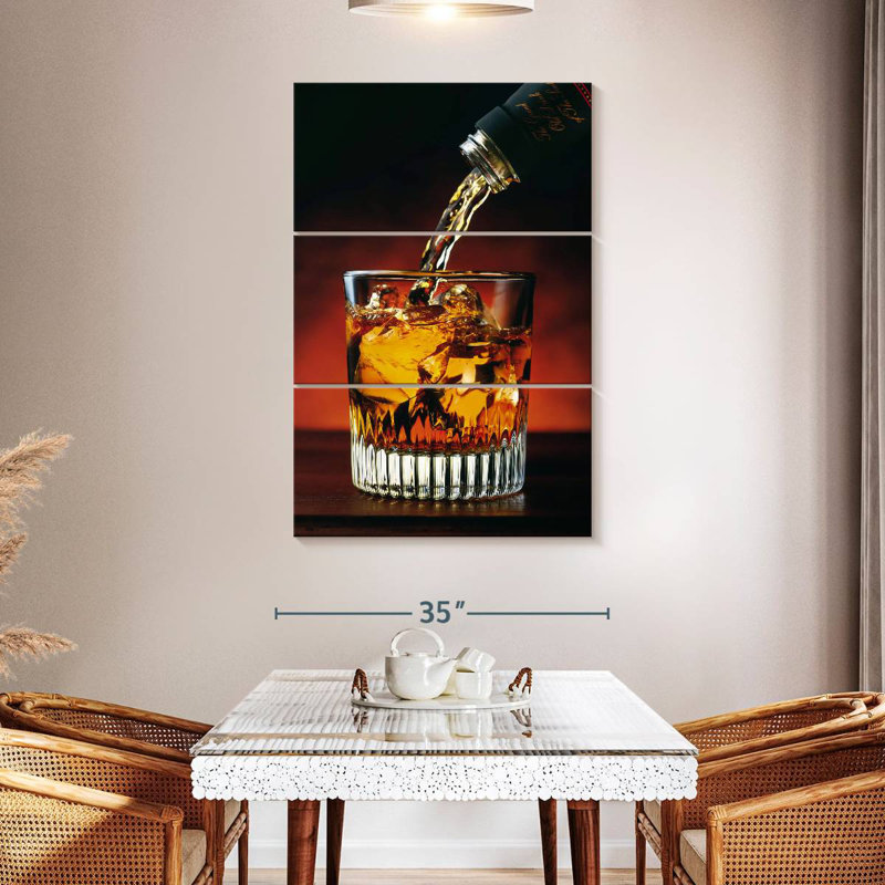 Yarlin Flowing Whisky, 50" H x 32" W