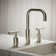 Purist® Widespread Faucet with Drain Assembly Low Lever Handles and Low Gooseneck Spout